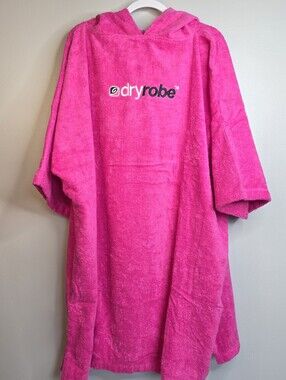 dryrobe Hot Pink Hooded Towel Poncho NWT